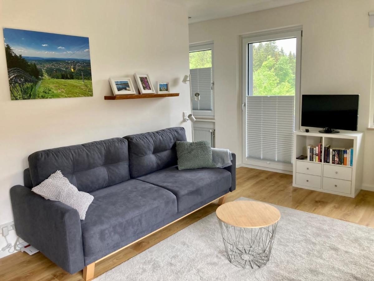 Hahnenklee Charme - Moderne Neue Ferienwohnung Mit 2 Balkons 고슬라르 외부 사진